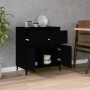 Schwarzes Sperrholz-Sideboard 60x35x70 cm von vidaXL, Sideboards - Ref: Foro24-819685, Preis: 71,72 €, Rabatt: %