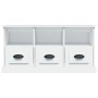 Weißer TV-Schrank aus Sperrholz, 100 x 35 x 50 cm von vidaXL, TV-Möbel - Ref: Foro24-816288, Preis: 75,27 €, Rabatt: %