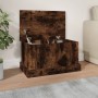 Smoked oak plywood storage trunk 50x30x28 cm by vidaXL, Storage trunks - Ref: Foro24-816501, Price: 33,93 €, Discount: %