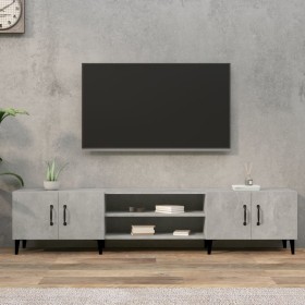 TV stand made of gray concrete plywood 180x31.5x40 cm by vidaXL, TV Furniture - Ref: Foro24-816268, Price: 93,68 €, Discount: %