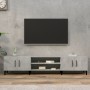 TV stand made of gray concrete plywood 180x31.5x40 cm by vidaXL, TV Furniture - Ref: Foro24-816268, Price: 93,04 €, Discount: %