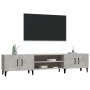 TV stand made of gray concrete plywood 180x31.5x40 cm by vidaXL, TV Furniture - Ref: Foro24-816268, Price: 93,04 €, Discount: %