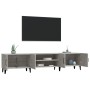 TV stand made of gray concrete plywood 180x31.5x40 cm by vidaXL, TV Furniture - Ref: Foro24-816268, Price: 94,03 €, Discount: %