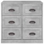 Concrete gray plywood sideboard 70x35.5x67.5 cm by vidaXL, Sideboards - Ref: Foro24-816436, Price: 109,99 €, Discount: %