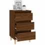 Brown oak plywood bedside table 40x35x70 cm by vidaXL, Nightstands - Ref: Foro24-819667, Price: 53,53 €, Discount: %