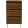 Brown oak plywood bedside table 40x35x70 cm by vidaXL, Nightstands - Ref: Foro24-819667, Price: 53,53 €, Discount: %