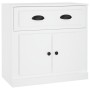 Aparador de madera contrachapada blanco 70x35,5x67,5 cm de vidaXL, Aparadores - Ref: Foro24-816424, Precio: 71,92 €, Descuent...