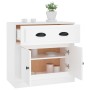 Aparador de madera contrachapada blanco 70x35,5x67,5 cm de vidaXL, Aparadores - Ref: Foro24-816424, Precio: 71,92 €, Descuent...