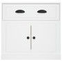 Aparador de madera contrachapada blanco 70x35,5x67,5 cm de vidaXL, Aparadores - Ref: Foro24-816424, Precio: 71,92 €, Descuent...