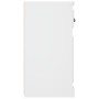 Aparador de madera contrachapada blanco 70x35,5x67,5 cm de vidaXL, Aparadores - Ref: Foro24-816424, Precio: 71,92 €, Descuent...