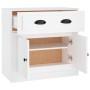 Aparador de madera contrachapada blanco 70x35,5x67,5 cm de vidaXL, Aparadores - Ref: Foro24-816424, Precio: 71,92 €, Descuent...