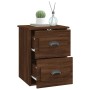 Brown oak wall bedside table 41.5x36x53 cm by vidaXL, Nightstands - Ref: Foro24-816406, Price: 50,11 €, Discount: %