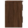 Brown oak wall bedside table 41.5x36x53 cm by vidaXL, Nightstands - Ref: Foro24-816406, Price: 50,11 €, Discount: %