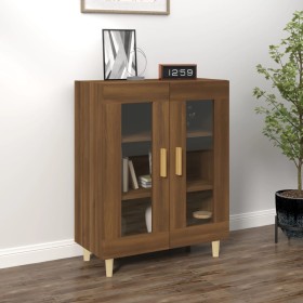 Oak brown engineered wood sideboard 69.5x34x90 cm by vidaXL, Sideboards - Ref: Foro24-817335, Price: 87,11 €, Discount: %