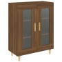 Aparador de madera de ingeniería marrón roble 69,5x34x90 cm de vidaXL, Aparadores - Ref: Foro24-817335, Precio: 87,53 €, Desc...