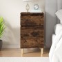 Smoked oak plywood nightstand 40x35x70 cm by vidaXL, Nightstands - Ref: Foro24-819665, Price: 50,08 €, Discount: %