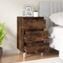 Smoked oak plywood nightstand 40x35x70 cm by vidaXL, Nightstands - Ref: Foro24-819665, Price: 50,08 €, Discount: %