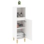 Badezimmerschrank aus weißem Sperrholz, 30 x 30 x 100 cm von vidaXL, Badezimmermöbel - Ref: Foro24-819804, Preis: 46,45 €, Ra...