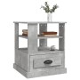 Mesa auxiliar madera contrachapada gris hormigón 50x50x60 cm de vidaXL, Mesas auxiliares - Ref: Foro24-816412, Precio: 75,76 ...