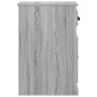 Armario auxiliar y cajón madera contrachapada gris 40x50x75 cm de vidaXL, Taquillas y armarios de almacenamiento - Ref: Foro2...