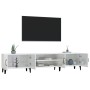 Glossy white plywood TV cabinet 180x31.5x40 cm by vidaXL, TV Furniture - Ref: Foro24-816266, Price: 118,39 €, Discount: %