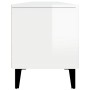 Mueble de TV madera contrachapada blanco brillo 180x31,5x40 cm de vidaXL, Muebles TV - Ref: Foro24-816266, Precio: 118,39 €, ...