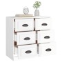 Plywood white glossy sideboard 70x35.5x67.5 cm by vidaXL, Sideboards - Ref: Foro24-816434, Price: 103,99 €, Discount: %