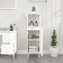 Glossy white plywood bathroom cabinet 30x30x100 cm by vidaXL, Bathroom furniture - Ref: Foro24-819806, Price: 73,28 €, Discou...