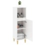 Glossy white plywood bathroom cabinet 30x30x100 cm by vidaXL, Bathroom furniture - Ref: Foro24-819806, Price: 73,28 €, Discou...