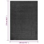 Anthracite gray long pile rug 120x170 cm by vidaXL, Rugs - Ref: Foro24-342127, Price: 50,99 €, Discount: %