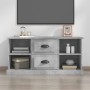 Concrete gray plywood TV cabinet 99.5x35.5x48 cm by vidaXL, TV Furniture - Ref: Foro24-816276, Price: 66,66 €, Discount: %