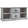 Concrete gray plywood TV cabinet 99.5x35.5x48 cm by vidaXL, TV Furniture - Ref: Foro24-816276, Price: 66,66 €, Discount: %