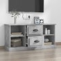 Concrete gray plywood TV cabinet 99.5x35.5x48 cm by vidaXL, TV Furniture - Ref: Foro24-816276, Price: 66,66 €, Discount: %