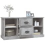 Concrete gray plywood TV cabinet 99.5x35.5x48 cm by vidaXL, TV Furniture - Ref: Foro24-816276, Price: 66,66 €, Discount: %