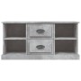 Concrete gray plywood TV cabinet 99.5x35.5x48 cm by vidaXL, TV Furniture - Ref: Foro24-816276, Price: 66,66 €, Discount: %