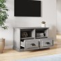 Mueble para TV madera contrachapada gris Sonoma 80x35x50 cm de vidaXL, Muebles TV - Ref: Foro24-816286, Precio: 61,99 €, Desc...