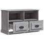 Sonoma gray plywood TV cabinet 80x35x50 cm by vidaXL, TV Furniture - Ref: Foro24-816286, Price: 61,35 €, Discount: %