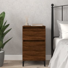 Brown oak nightstand 40x35x70 cm by vidaXL, Nightstands - Ref: Foro24-819722, Price: 50,99 €, Discount: %