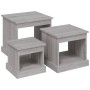 Coffee tables 3 units Sonoma gray engineered wood by vidaXL, Coffee table - Ref: Foro24-816494, Price: 67,99 €, Discount: %