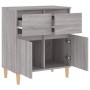 Aparador de madera contrachapada gris Sonoma 60x35x70 cm de vidaXL, Aparadores - Ref: Foro24-819682, Precio: 59,77 €, Descuen...