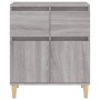 Aparador de madera contrachapada gris Sonoma 60x35x70 cm de vidaXL, Aparadores - Ref: Foro24-819682, Precio: 59,77 €, Descuen...