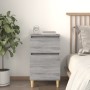 Gray Sonoma bedside table 40x35x70 cm by vidaXL, Nightstands - Ref: Foro24-819704, Price: 46,46 €, Discount: %