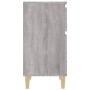 Gray Sonoma bedside table 40x35x70 cm by vidaXL, Nightstands - Ref: Foro24-819704, Price: 46,46 €, Discount: %