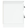 Glossy white plywood TV cabinet 100x35.5x45 cm by vidaXL, TV Furniture - Ref: Foro24-816450, Price: 85,99 €, Discount: %