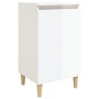 Glossy white plywood nightstand 40x35x70 cm by vidaXL, Nightstands - Ref: Foro24-819632, Price: 50,06 €, Discount: %