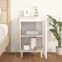 Glossy white plywood nightstand 40x35x70 cm by vidaXL, Nightstands - Ref: Foro24-819632, Price: 50,06 €, Discount: %