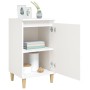 Glossy white plywood nightstand 40x35x70 cm by vidaXL, Nightstands - Ref: Foro24-819632, Price: 50,06 €, Discount: %