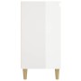 Glossy white plywood nightstand 40x35x70 cm by vidaXL, Nightstands - Ref: Foro24-819632, Price: 50,06 €, Discount: %