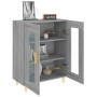 Aparador de madera de ingeniería gris Sonoma 69,5x34x90 cm de vidaXL, Aparadores - Ref: Foro24-817334, Precio: 64,99 €, Descu...