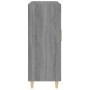 Aparador de madera de ingeniería gris Sonoma 69,5x34x90 cm de vidaXL, Aparadores - Ref: Foro24-817334, Precio: 64,99 €, Descu...